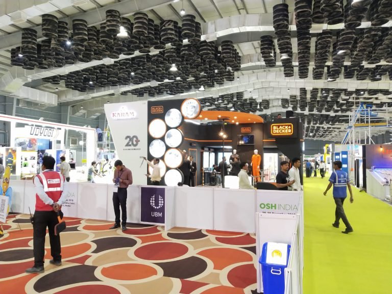 Creative Exhibition stand designed for Black & Decker by Woodpeckersglobal