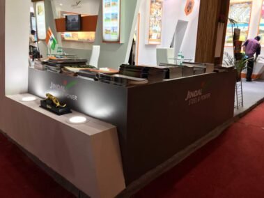 Elegant Exhibition stall design by woodpeckersglobal