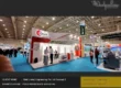 Spacious 9x3 meter custom exhibition booth designed by Woodpeckers for Glatt (India) Engineering at a major food ingredients trade expo.
